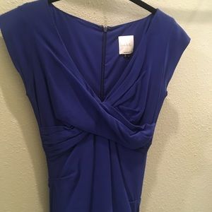 Nicole Miller Ruched Midi Dress